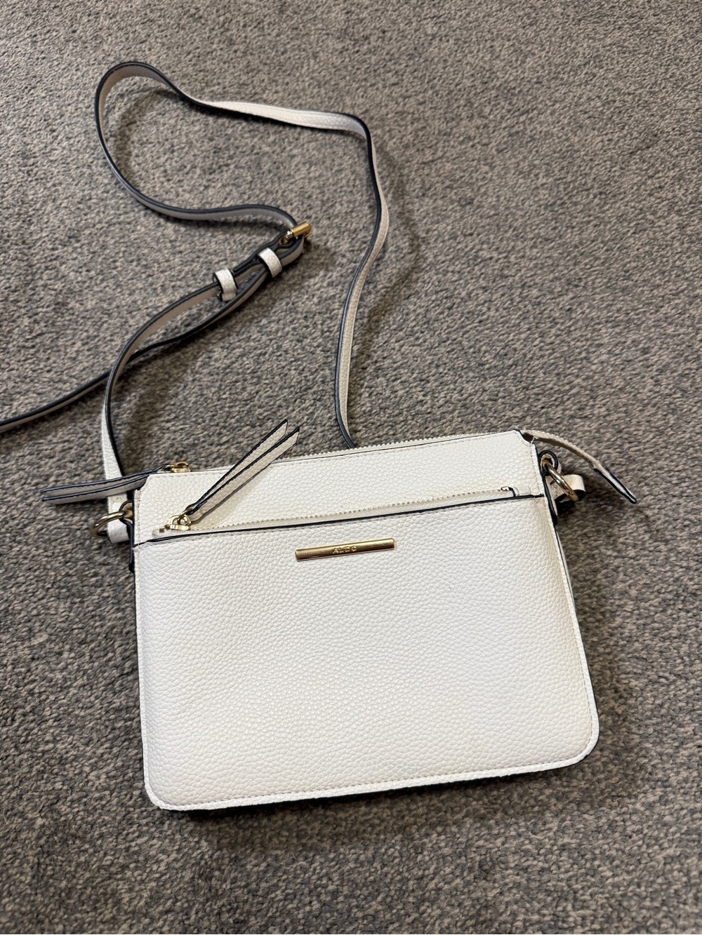 Aldo White Crossbody Bag